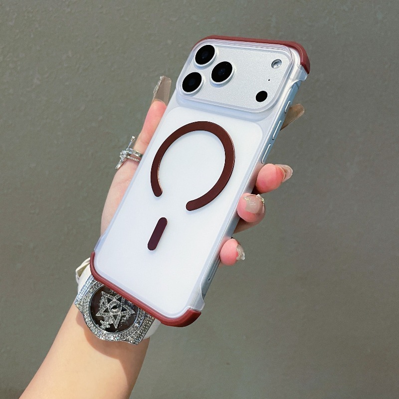 Ultra Thin Frameless Phone Cover - Premium Semi‑Wrapped Frameless For Magsafe Phone