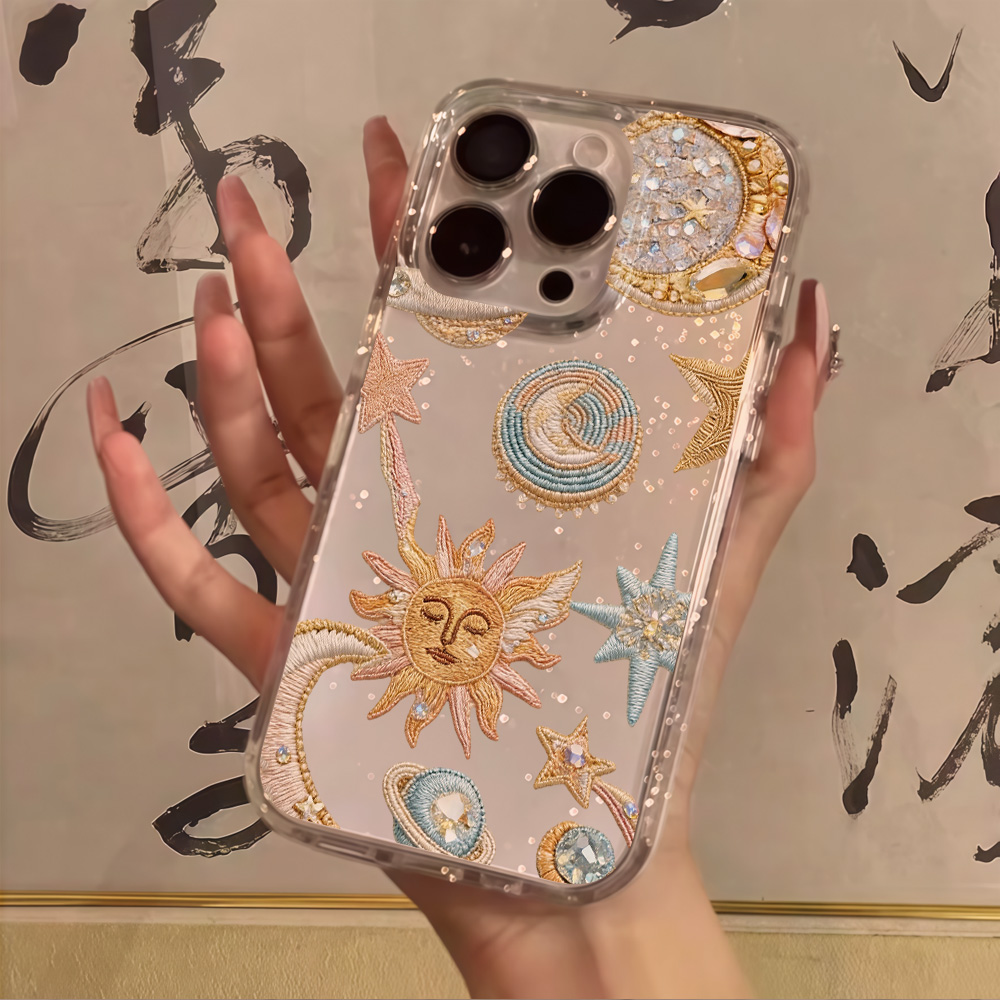 Creativity Stars Moon Clear Gl - огляд і ціна Clear Shockproof Bumper Case