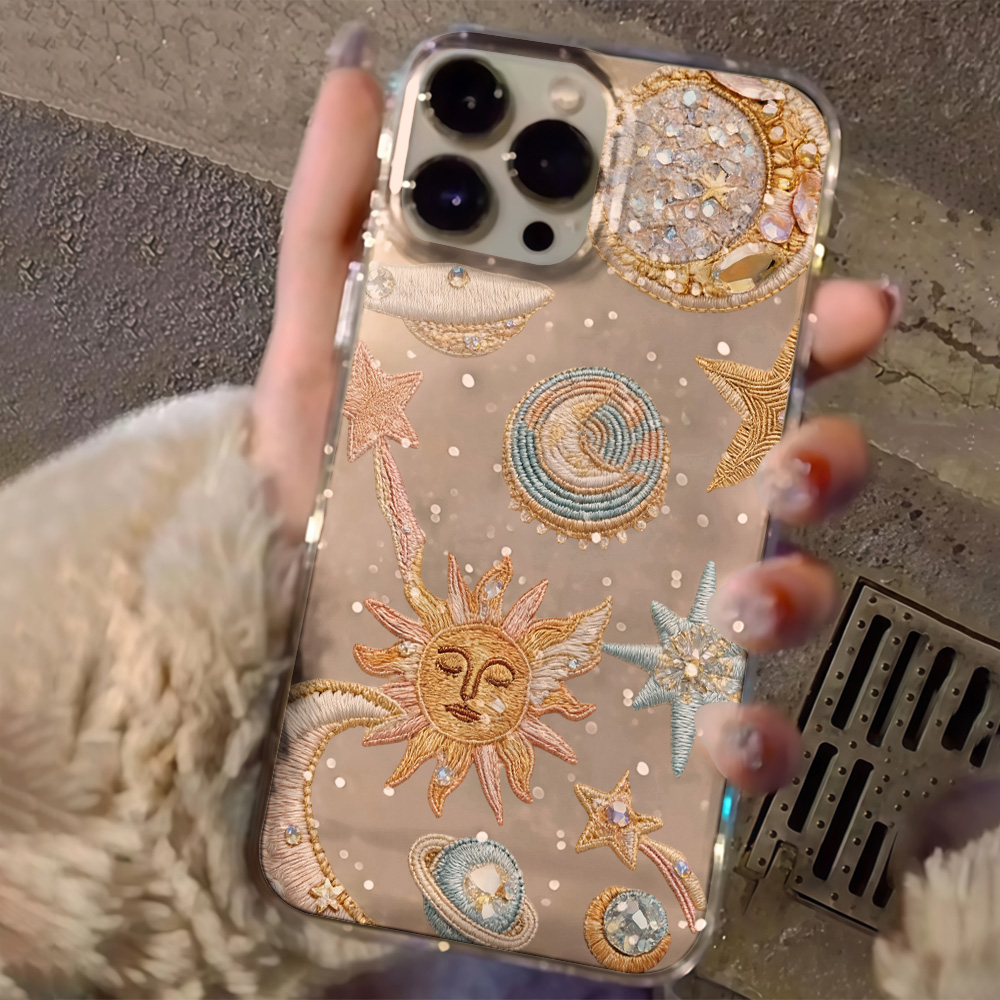 Creativity Stars Moon Clear Gl - огляд і ціна Clear Shockproof Bumper Case