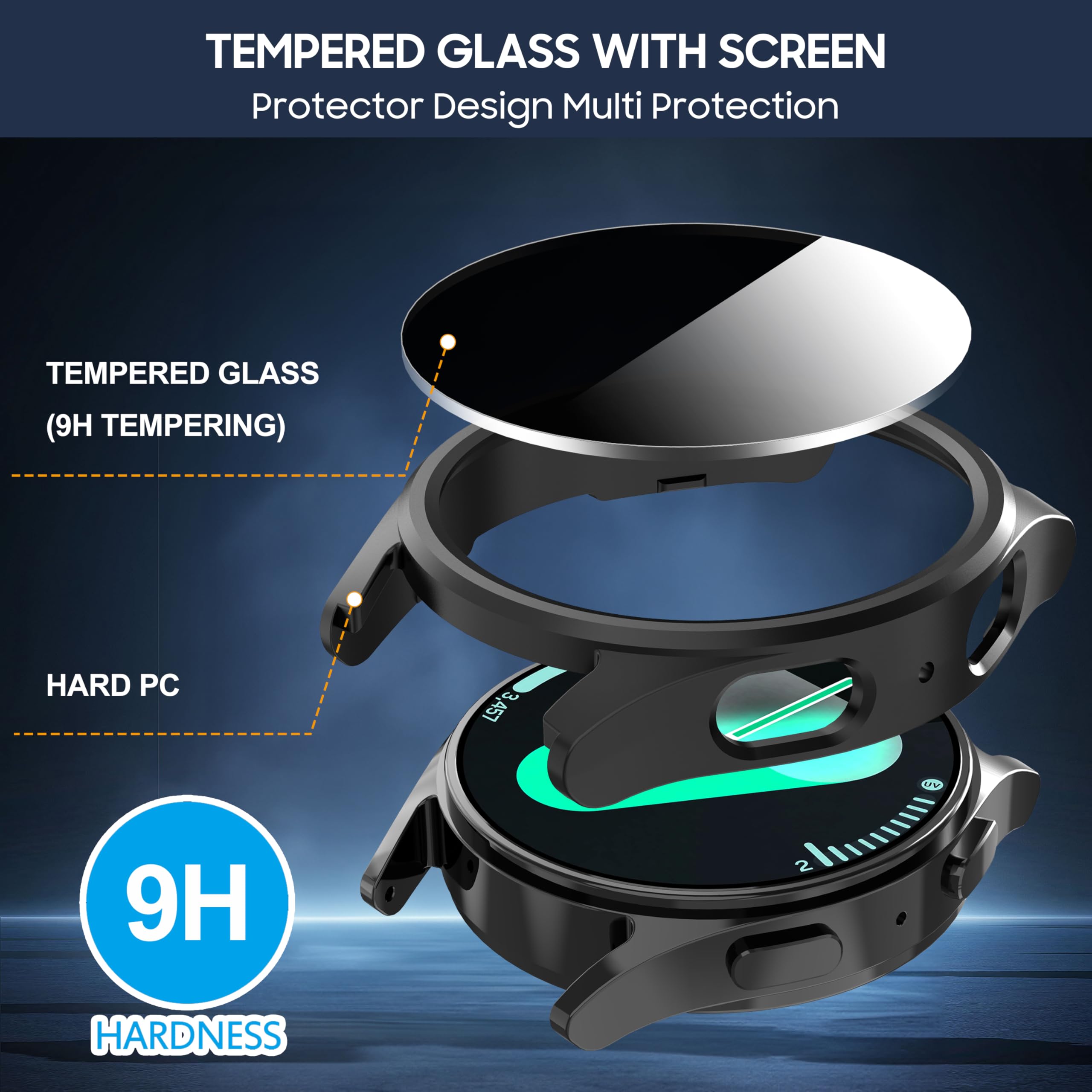 Tempered Glass+Privacy case fo - огляд і ціна Anti Spy Privacy Glass Case