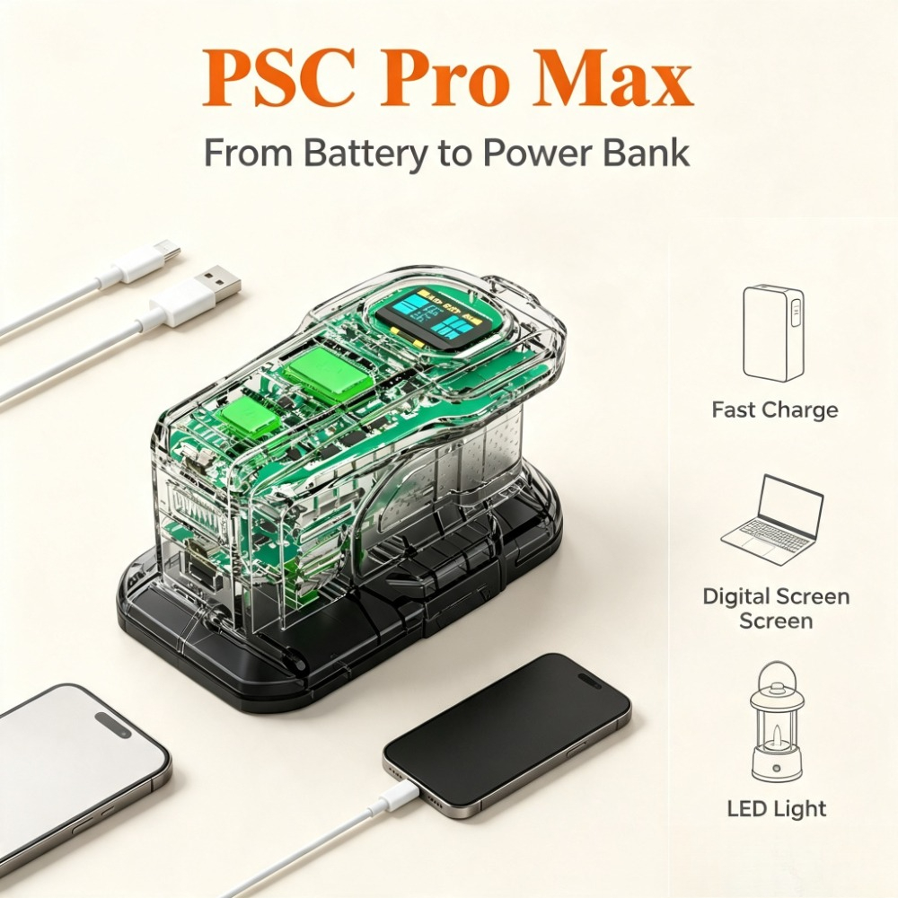 PSC Pro Max Ryobi 18V ONE+ Bat - огляд і ціна Power Banks