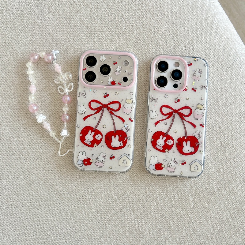 Cute cartoon sweet cherry Miff - огляд і ціна Cute Cartoon Wrist Strap Silicone Case
