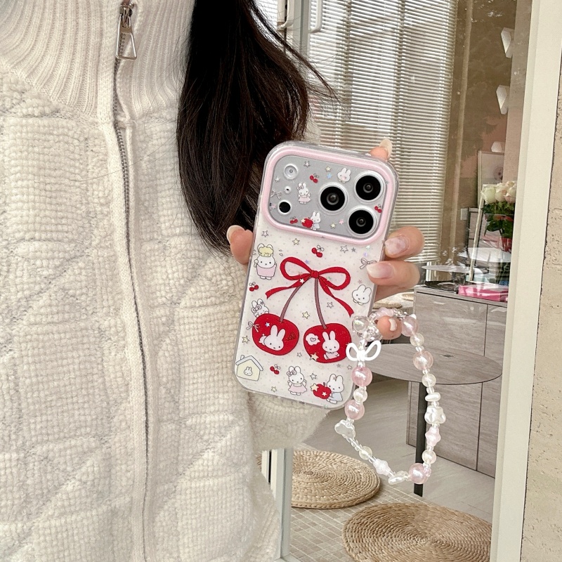Cute cartoon sweet cherry Miff - огляд і ціна Cute Cartoon Wrist Strap Silicone Case