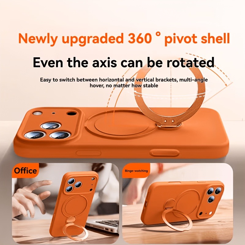 360 Magnetic Stand Liquid Sili - огляд і ціна Liquid Silicone Magnetic Phone Case