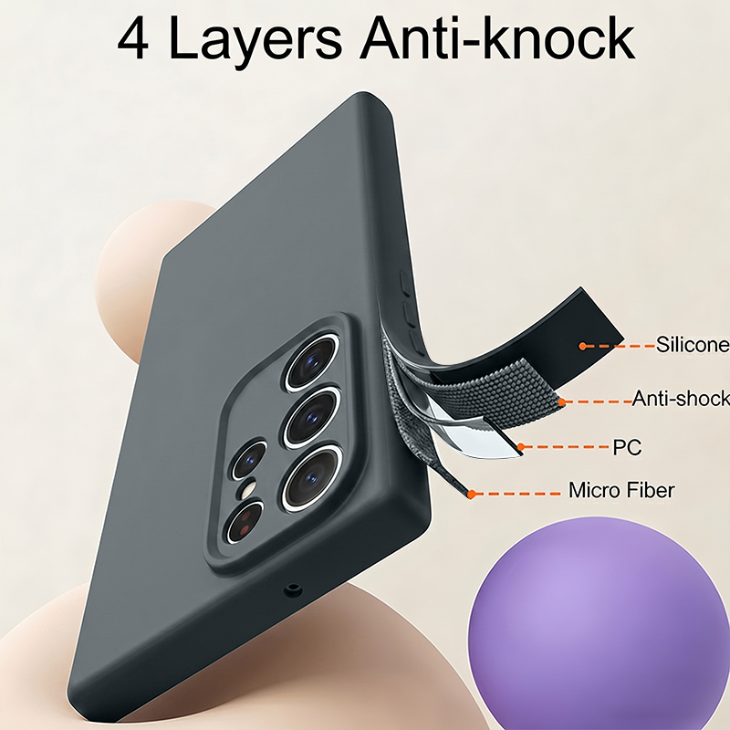 Soft Liquid Silicone Case For  - огляд і ціна Liquid Silicone Magnetic Phone Case