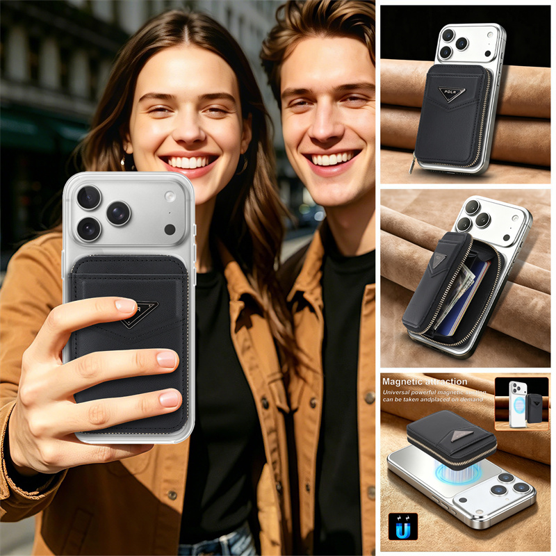 Zipper Wallet Card Holder Case - огляд і ціна Leather Wallet Card Holder Phone Cover