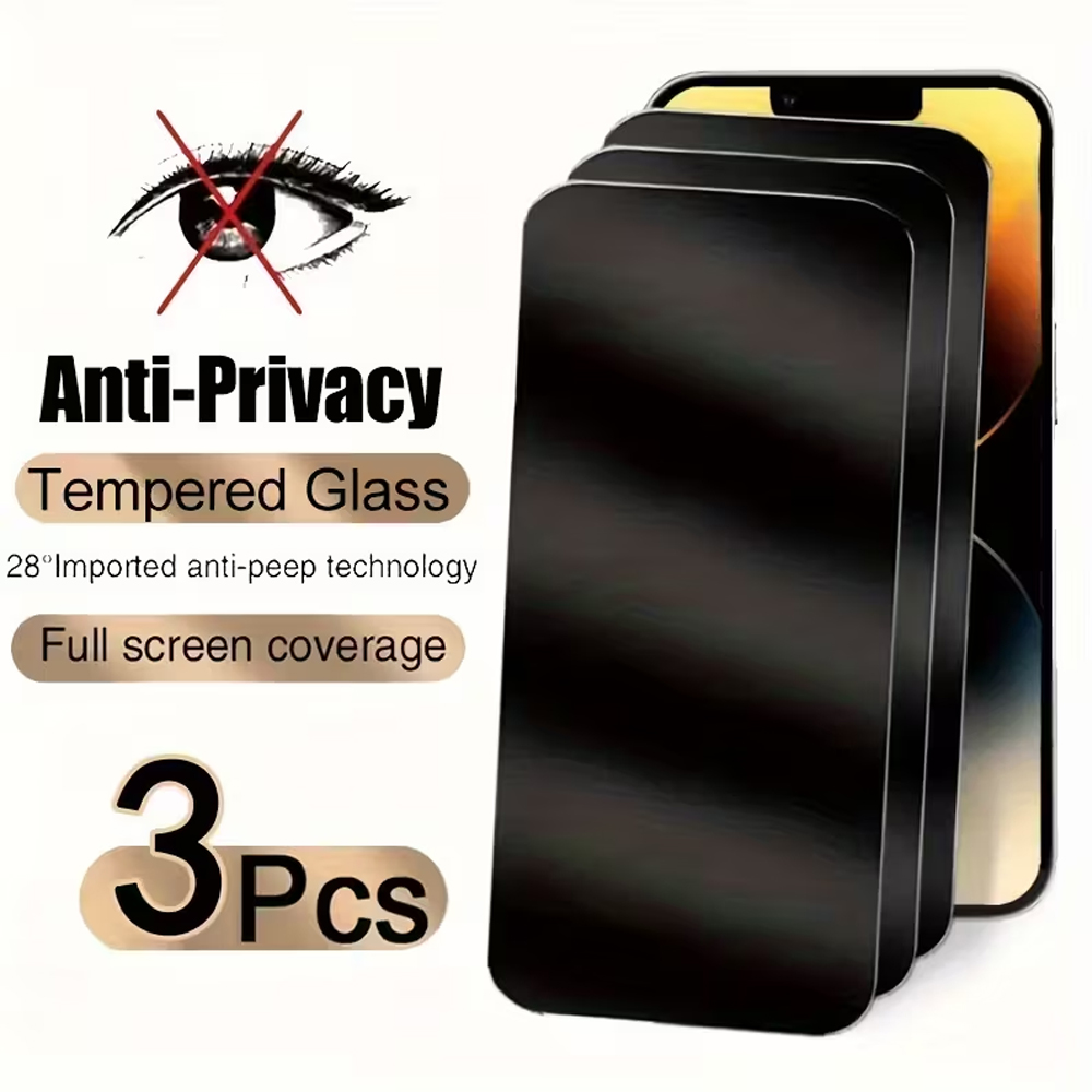 1-3PCS Anti-Spy Privacy Temper - огляд і ціна Anti Peek Privacy Tempered Glass