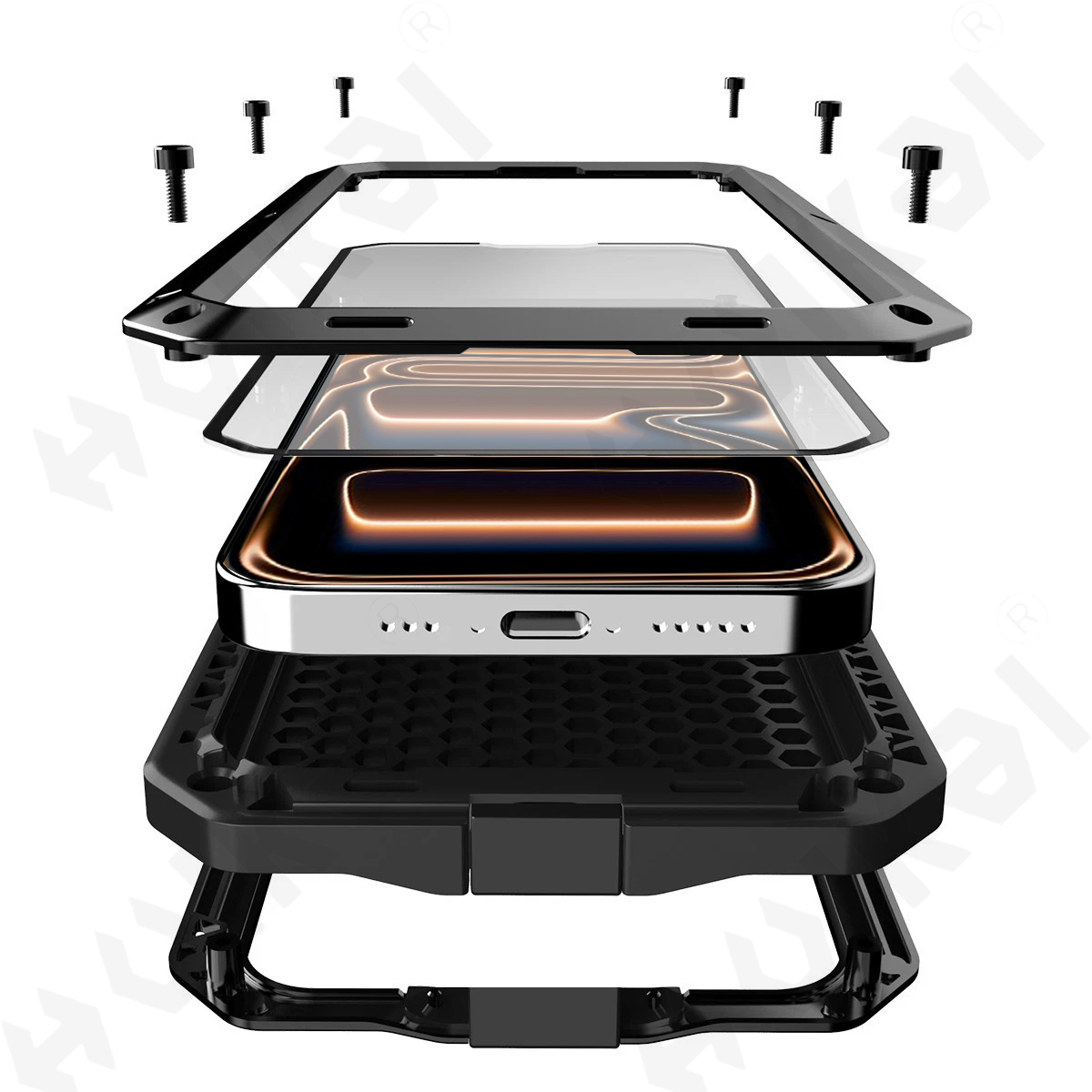 Case For iPhone 17 16 15 14 13 - огляд і ціна Heavy Duty 360 Full Body Protective Case