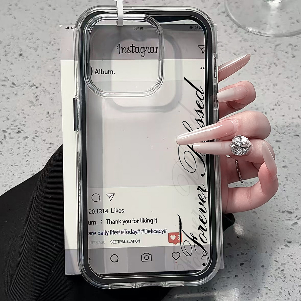 Forever Blessed Simple Clear P - огляд і ціна Clear Shockproof Bumper Case