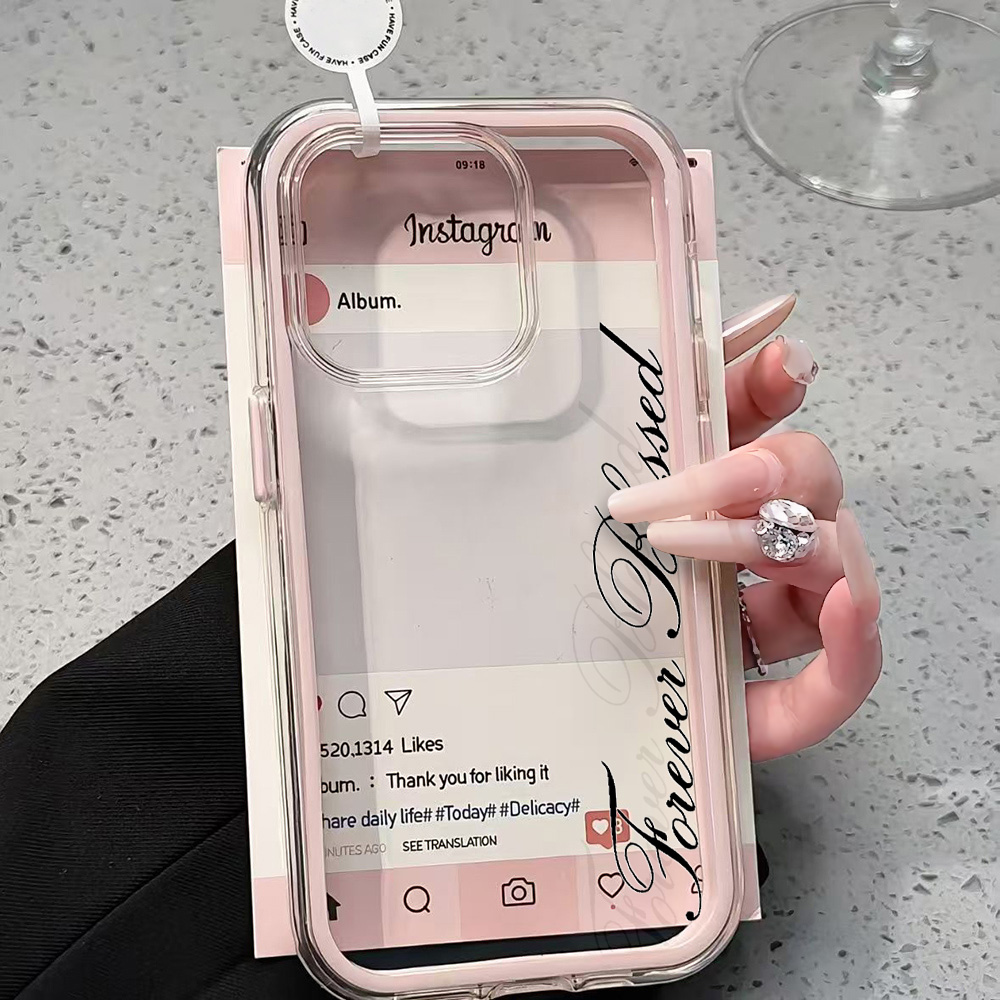 Forever Blessed Simple Clear P - огляд і ціна Clear Shockproof Bumper Case