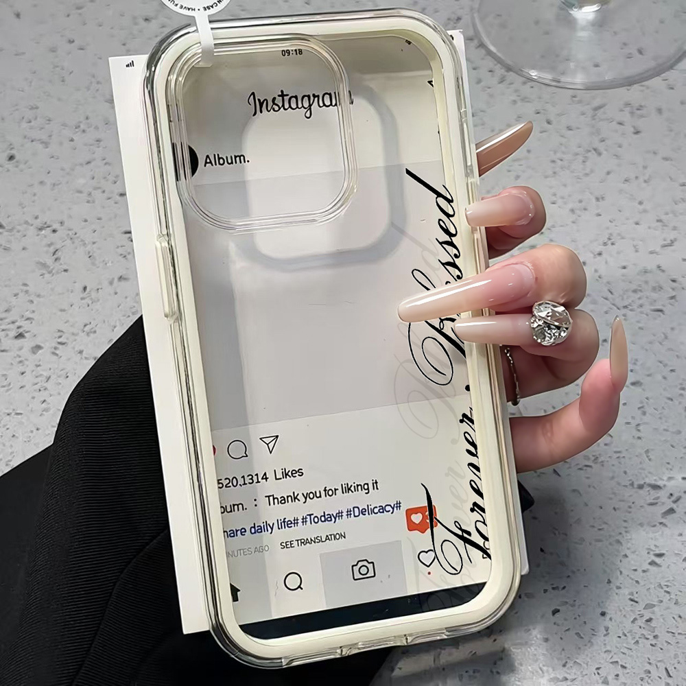 Forever Blessed Simple Clear P - огляд і ціна Clear Shockproof Bumper Case