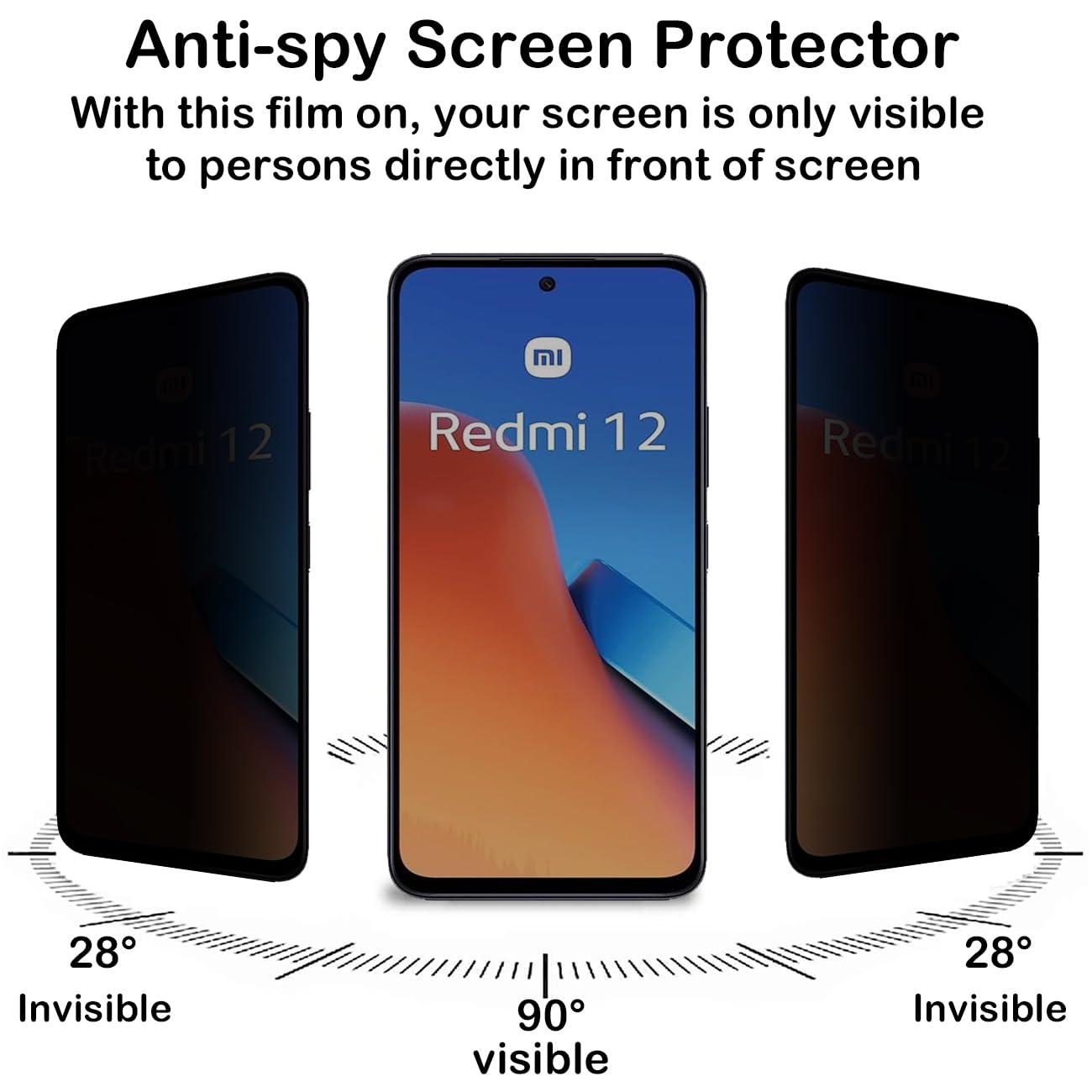 Anti Spy Screen Protector For  - огляд і ціна Anti Spy Privacy Glass Case