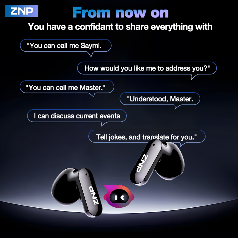 2026 Latest ZNP Wireless AI Tr - огляд і ціна Earphones