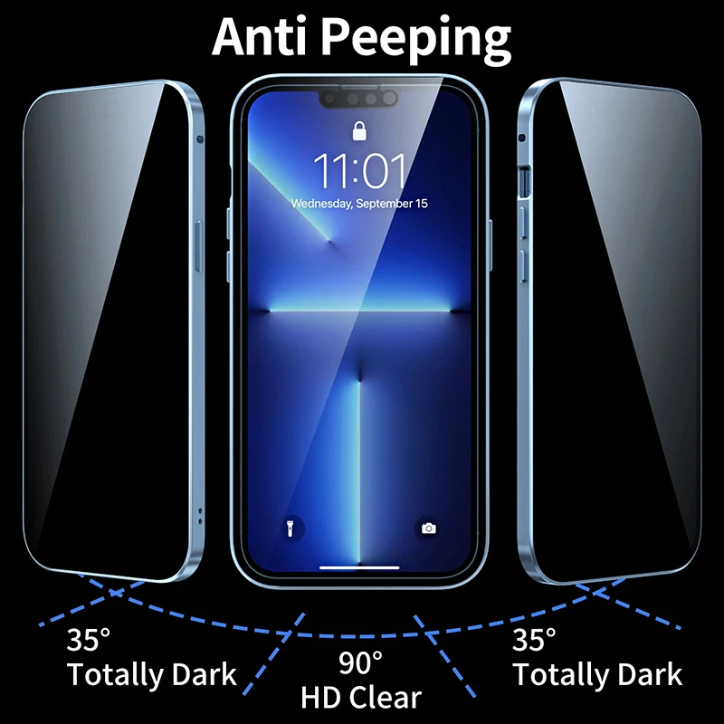 For IPhone Air Privacy Anti sp - огляд і ціна Anti Spy Privacy Glass Case