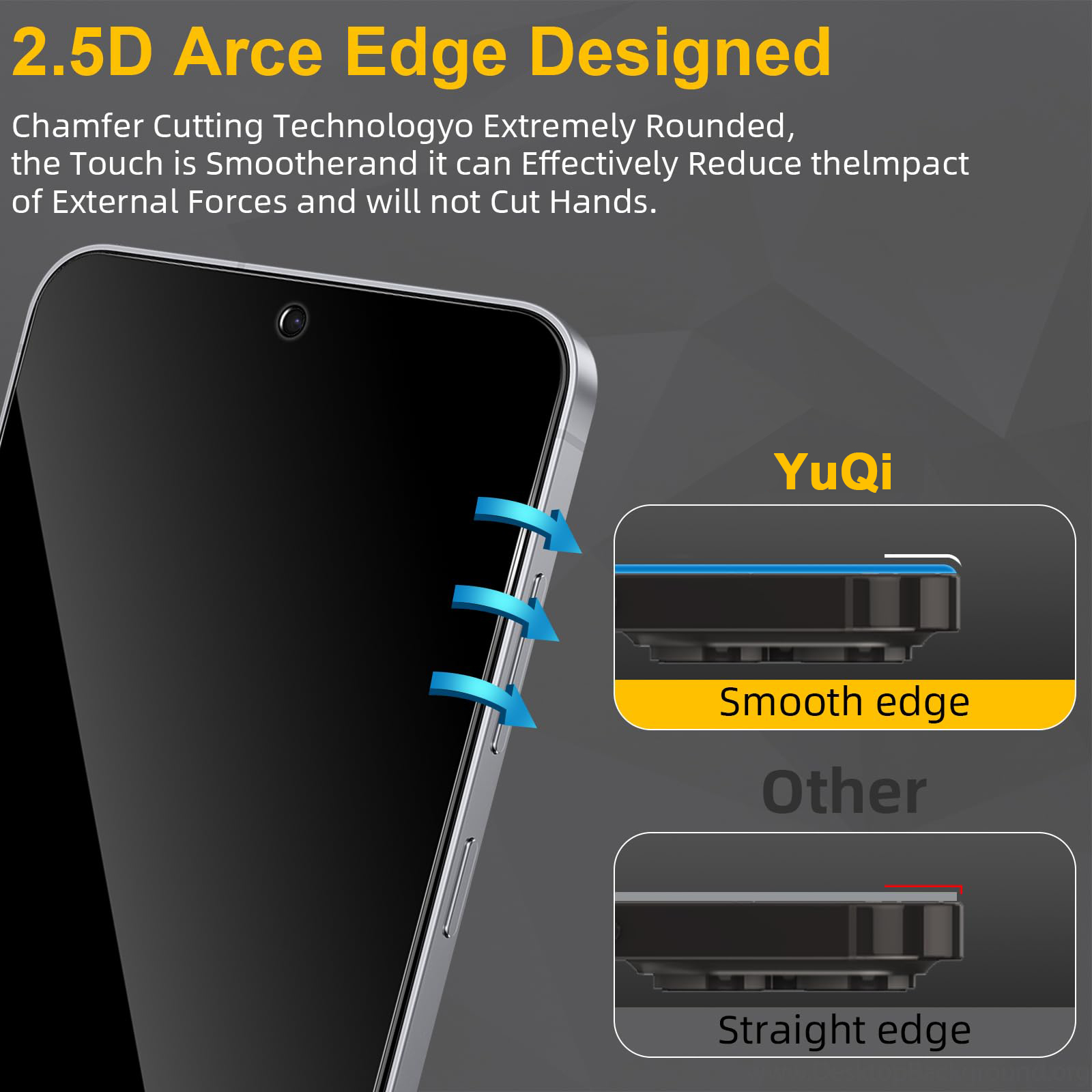 Anti Spy Screen Protector For  - огляд і ціна Anti Spy Privacy Glass Case