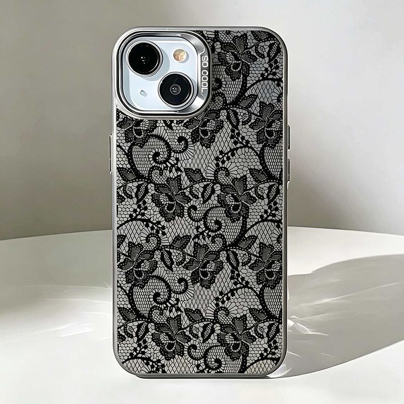 Vintage Black Lace Floral Rose - огляд і ціна Vintage Floral Pattern Soft Case
