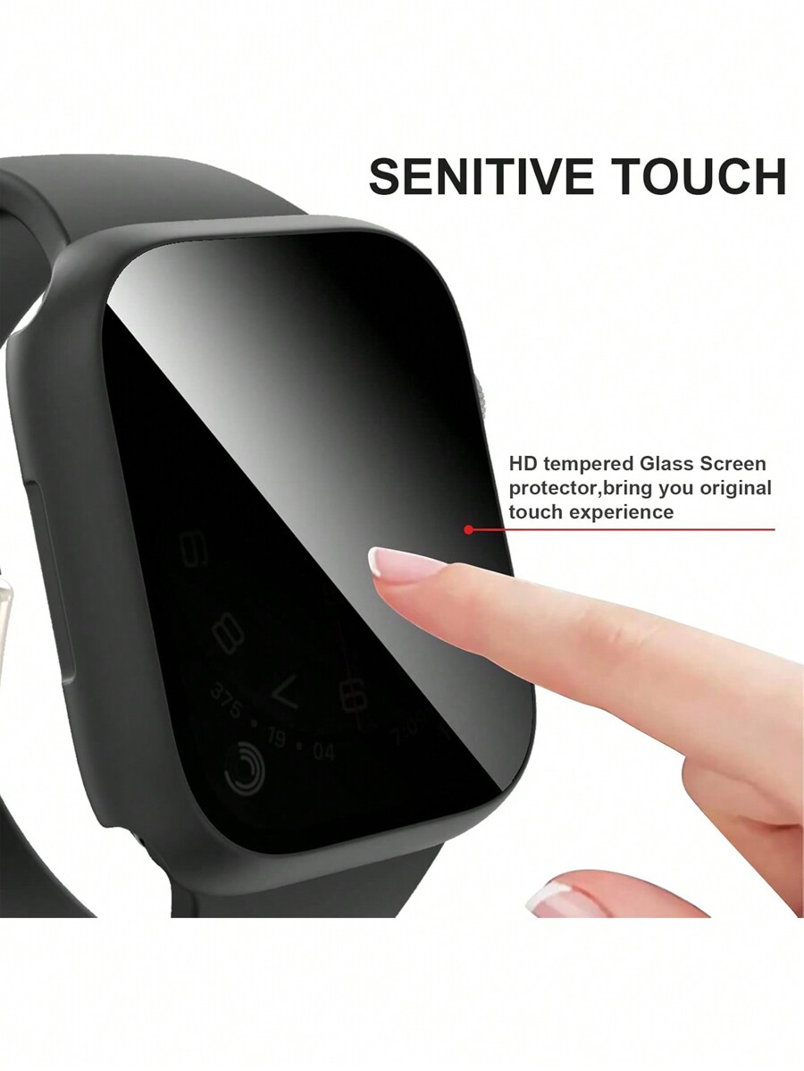 2pcs Black Anti-Spy Privacy Sc - огляд і ціна Anti Spy Privacy Glass Case