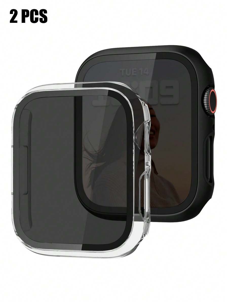 2pcs Black Anti-Spy Privacy Sc - огляд і ціна Anti Spy Privacy Glass Case