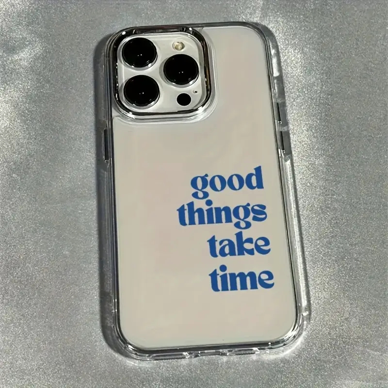 Good Things Take Time Lens Fra - огляд і ціна Clear Shockproof Bumper Case