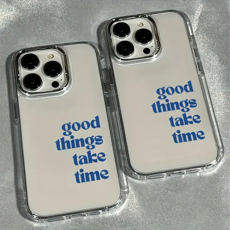 Good Things Take Time Lens Fra - огляд і ціна Clear Shockproof Bumper Case