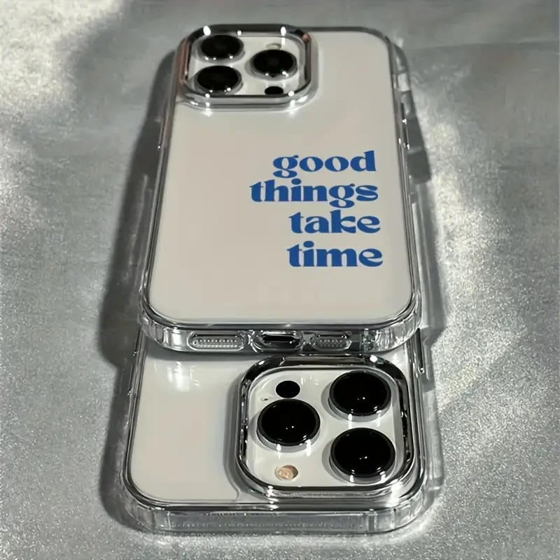 Good Things Take Time Lens Fra - огляд і ціна Clear Shockproof Bumper Case