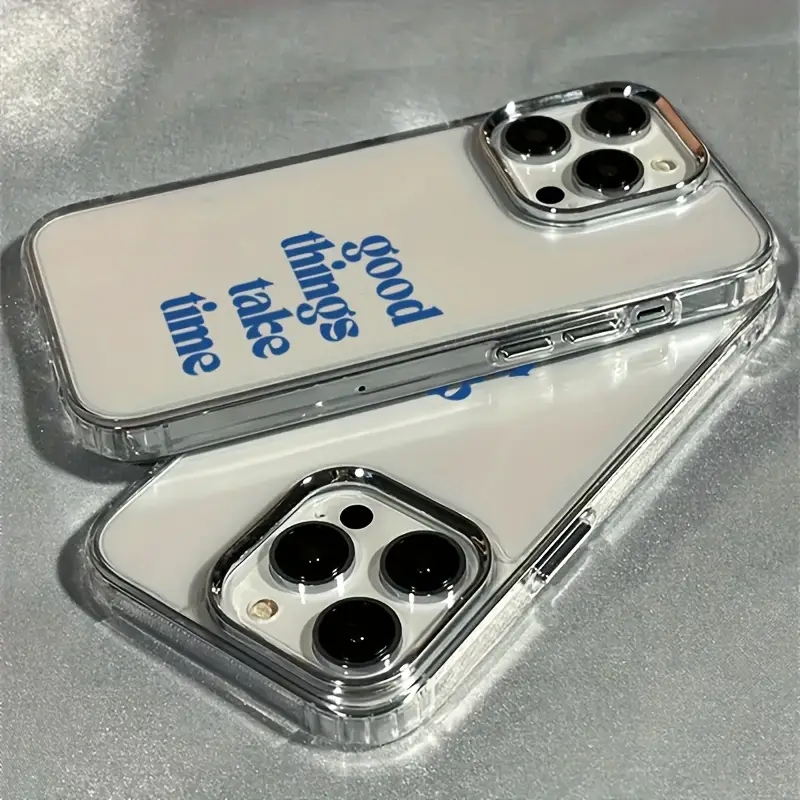 Good Things Take Time Lens Fra - огляд і ціна Clear Shockproof Bumper Case