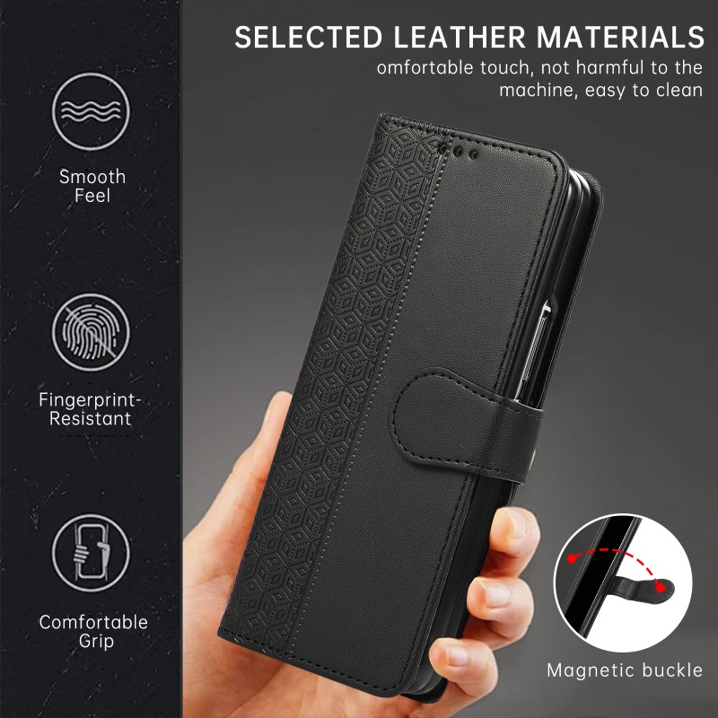 Leather Flip Phone Case for Sa - огляд і ціна Leather Wallet Card Holder Phone Cover