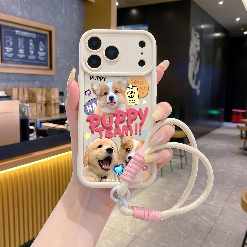 Lanyard Soft Phone Cases For S - огляд і ціна Cute Cartoon Wrist Strap Silicone Case
