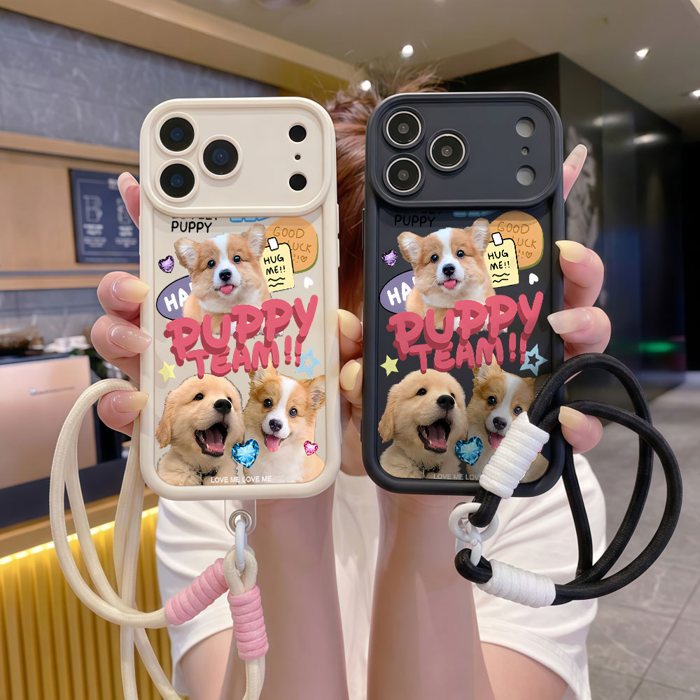 Lanyard Soft Phone Cases For S - огляд і ціна Cute Cartoon Wrist Strap Silicone Case