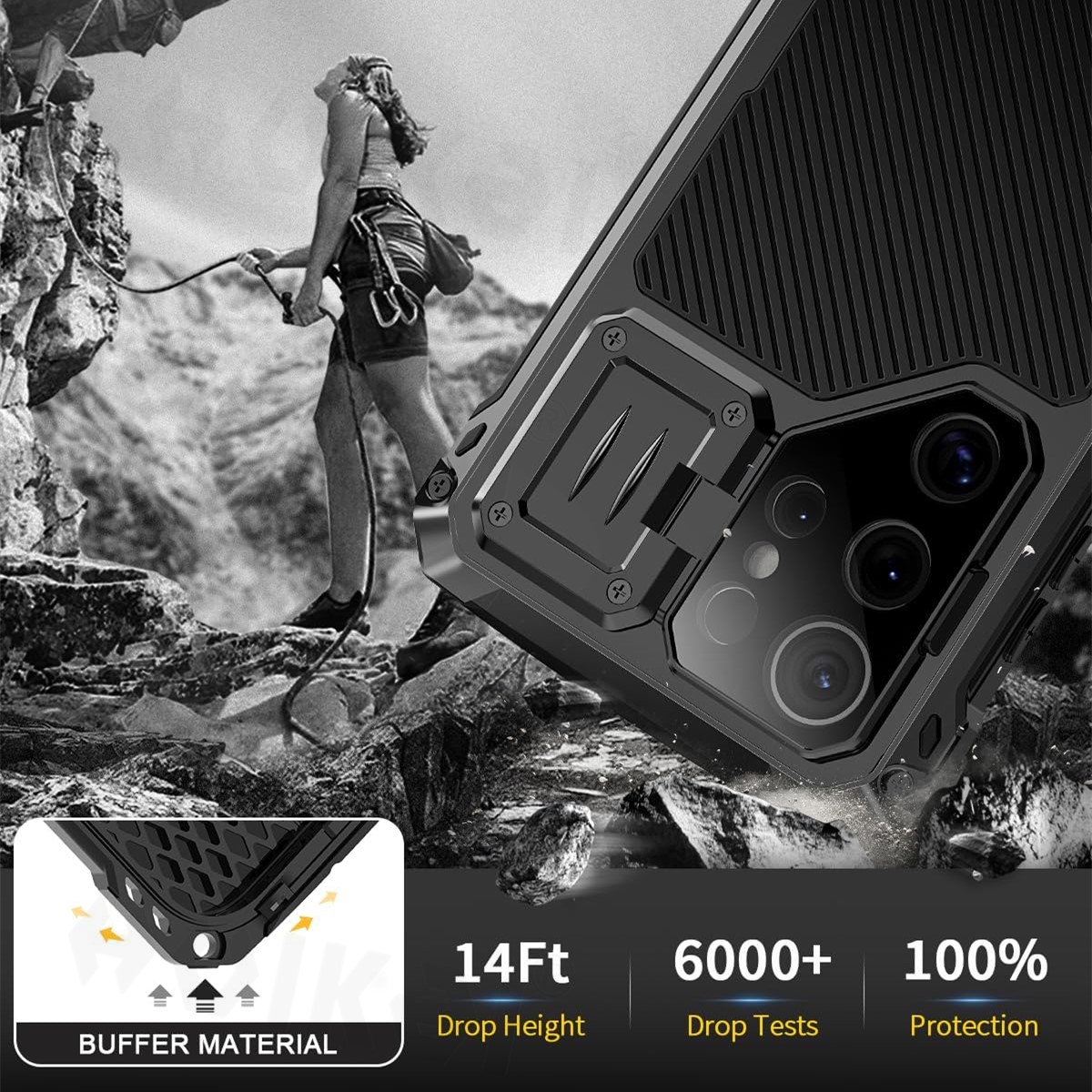 Case For Samsung Galaxy S25 Ul - огляд і ціна Heavy Duty 360 Full Body Protective Case