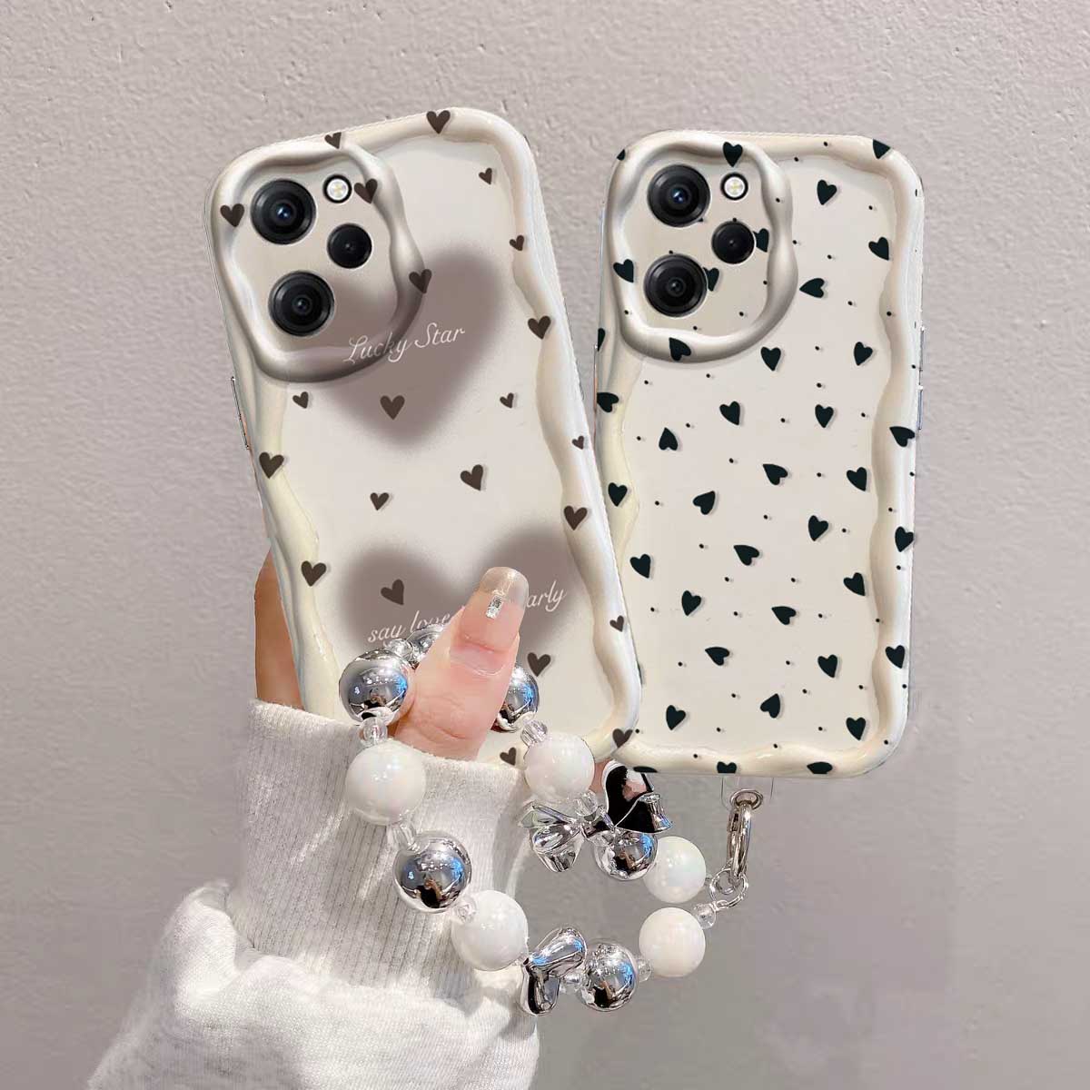 Case For RENO 15 15F 14 PRO 14 - огляд і ціна Cute Cartoon Wrist Strap Silicone Case