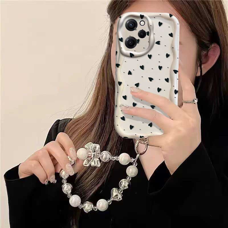 Case For RENO 15 15F 14 PRO 14 - огляд і ціна Cute Cartoon Wrist Strap Silicone Case