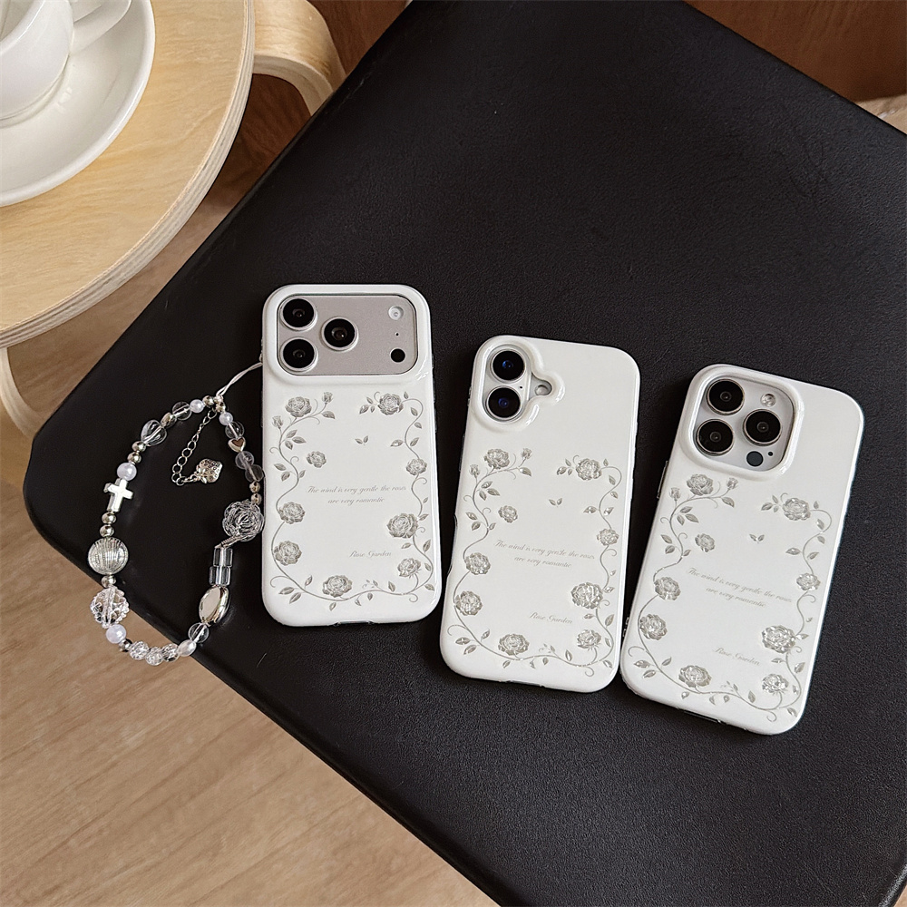 Vintage Silver Rose Garden Pho - огляд і ціна Vintage Floral Pattern Soft Case