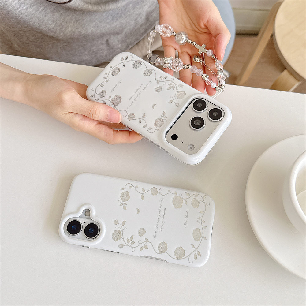 Vintage Silver Rose Garden Pho - огляд і ціна Vintage Floral Pattern Soft Case