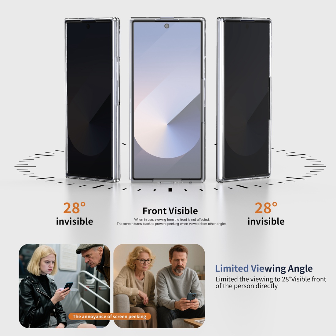 Privacy Anti-Spy Tempered Glas - огляд і ціна Anti Spy Privacy Glass Case
