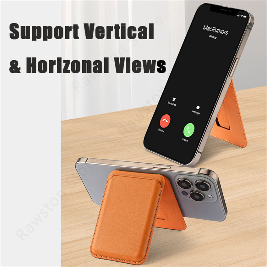 Kickstand Magnetic Leather Wal - огляд і ціна Leather Wallet Card Holder Phone Cover