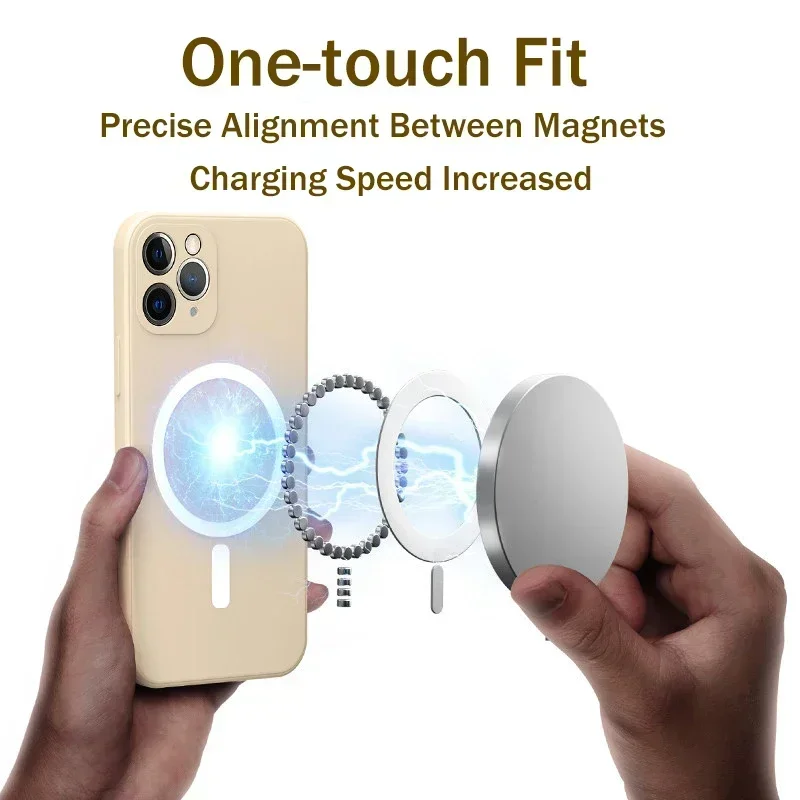 Liquid Silicone Case For iPhon - огляд і ціна Liquid Silicone Magnetic Phone Case