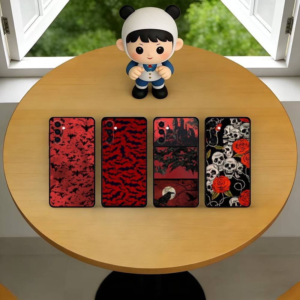 Vintage Red Bats Skull Trendy  - огляд і ціна Vintage Floral Pattern Soft Case
