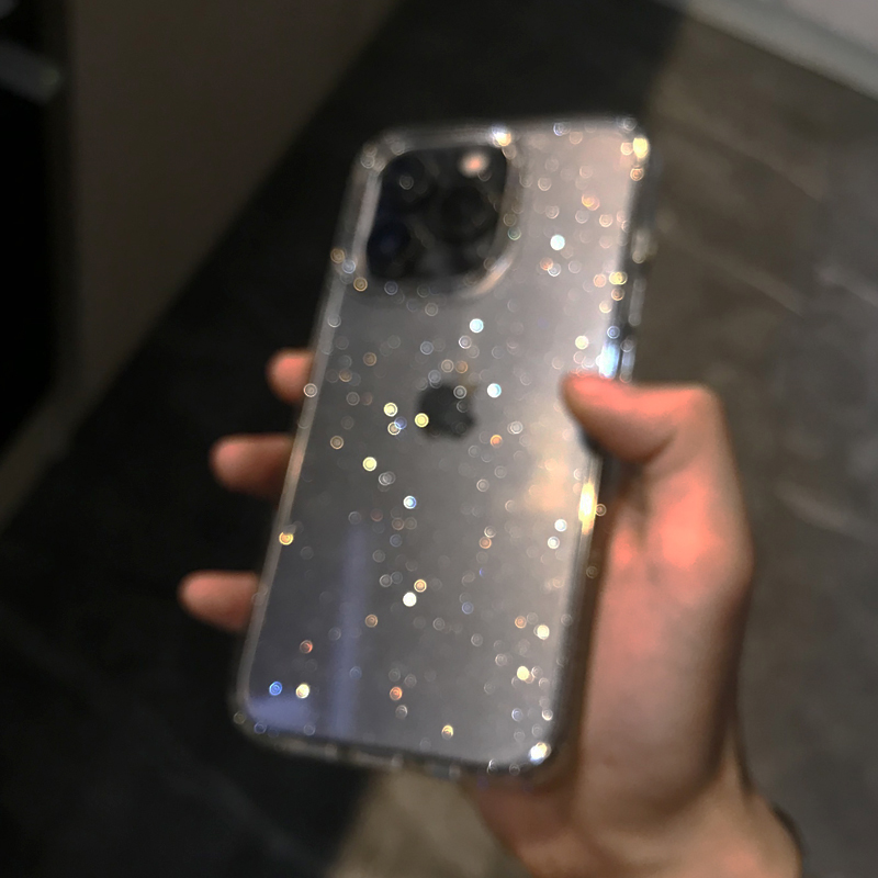Transparent Simple Glitter Pho - огляд і ціна Clear Shockproof Bumper Case