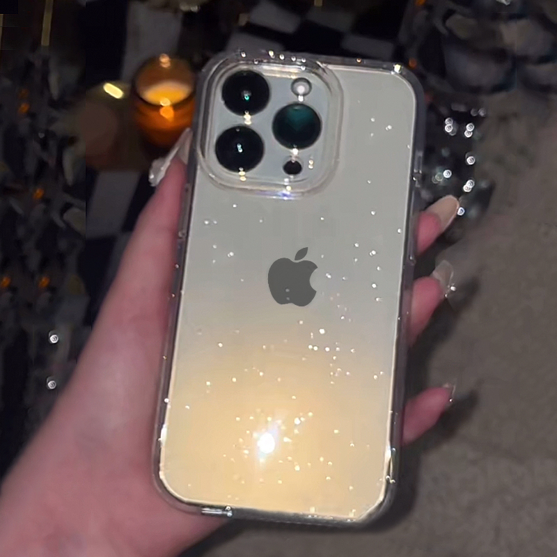 Transparent Simple Glitter Pho - огляд і ціна Clear Shockproof Bumper Case