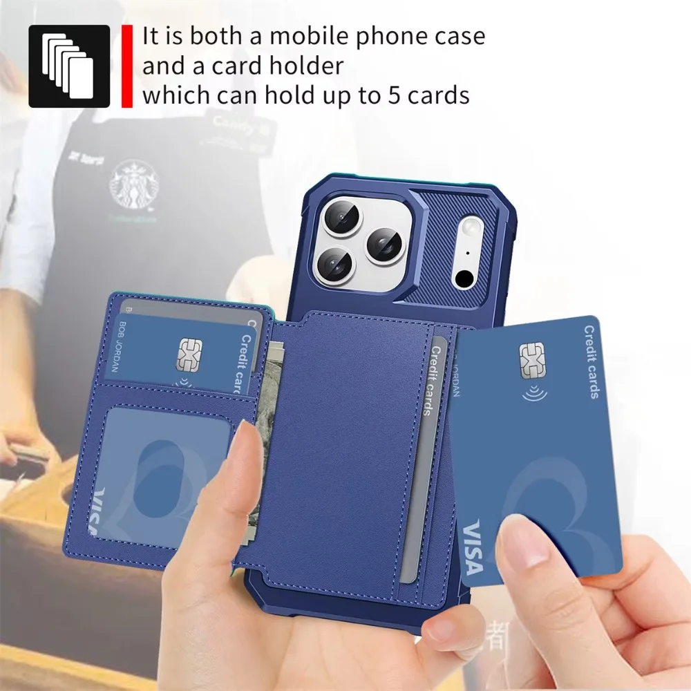 Wallet Phone Case Card Holder  - огляд і ціна Leather Wallet Card Holder Phone Cover