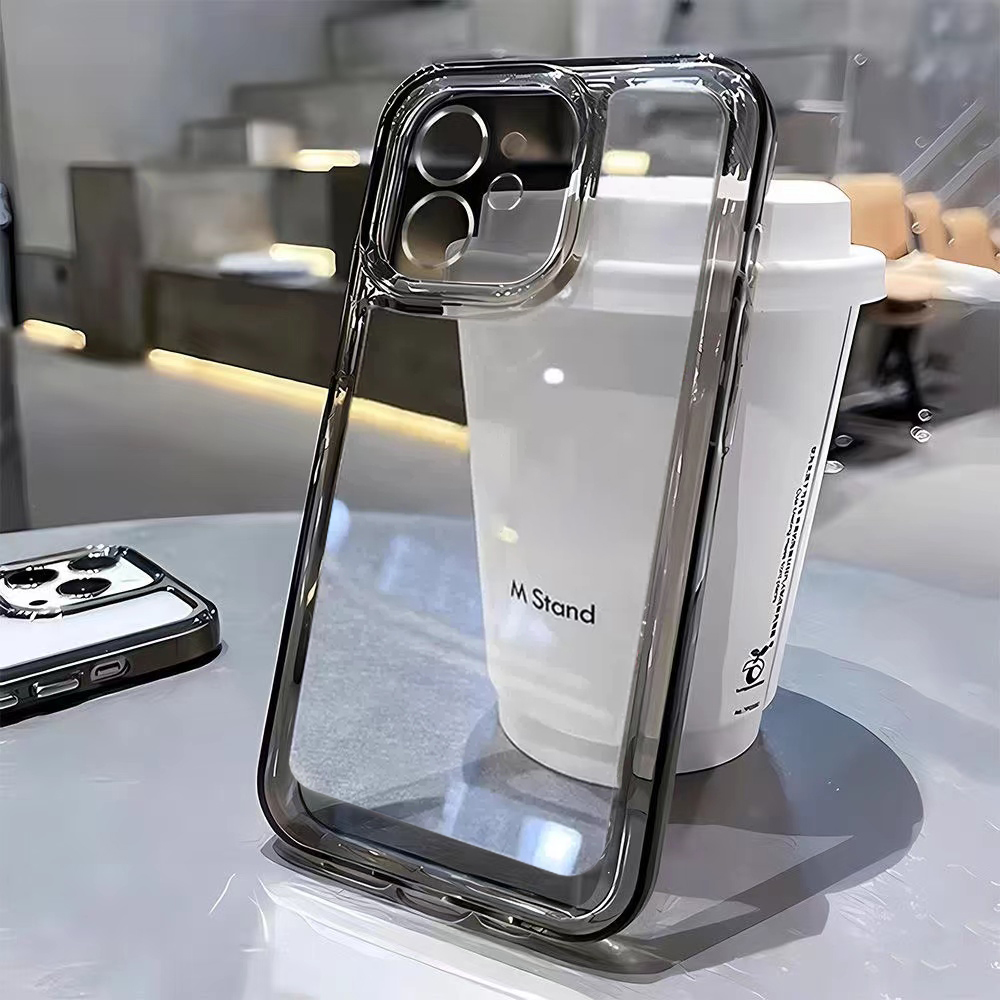 Luxury Phone Case For iPhone   - огляд і ціна Clear Shockproof Bumper Case