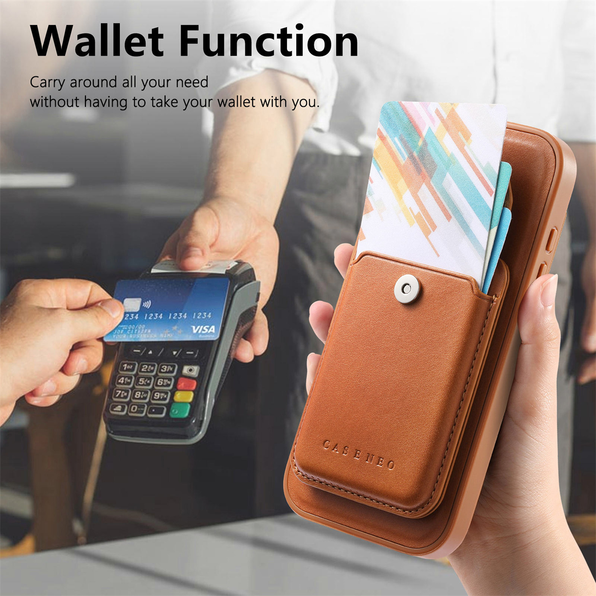 Detachable Magnetic 2 in 1 Lea - огляд і ціна Leather Wallet Card Holder Phone Cover
