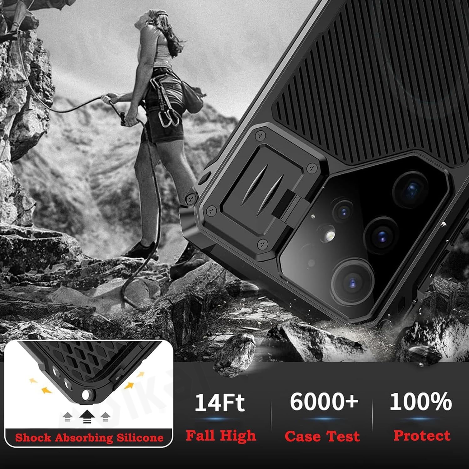 Case For Samsung Galaxy S24 Ul - огляд і ціна Heavy Duty 360 Full Body Protective Case