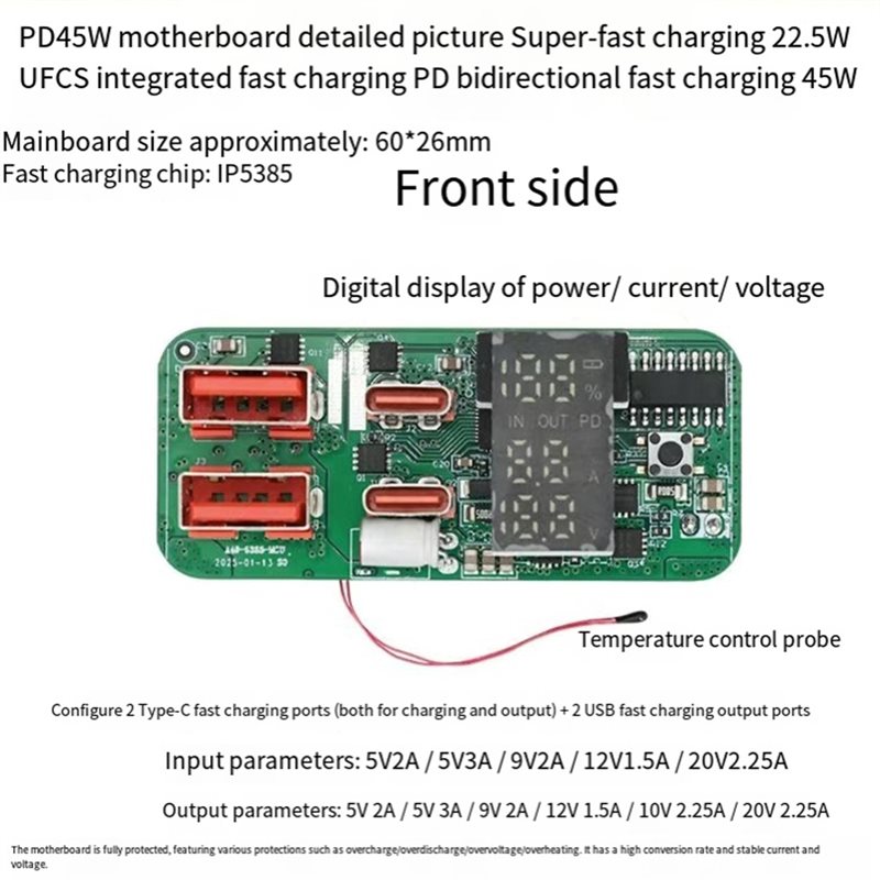 ABKN-DIY Charging Module PD45W - огляд і ціна Power Banks