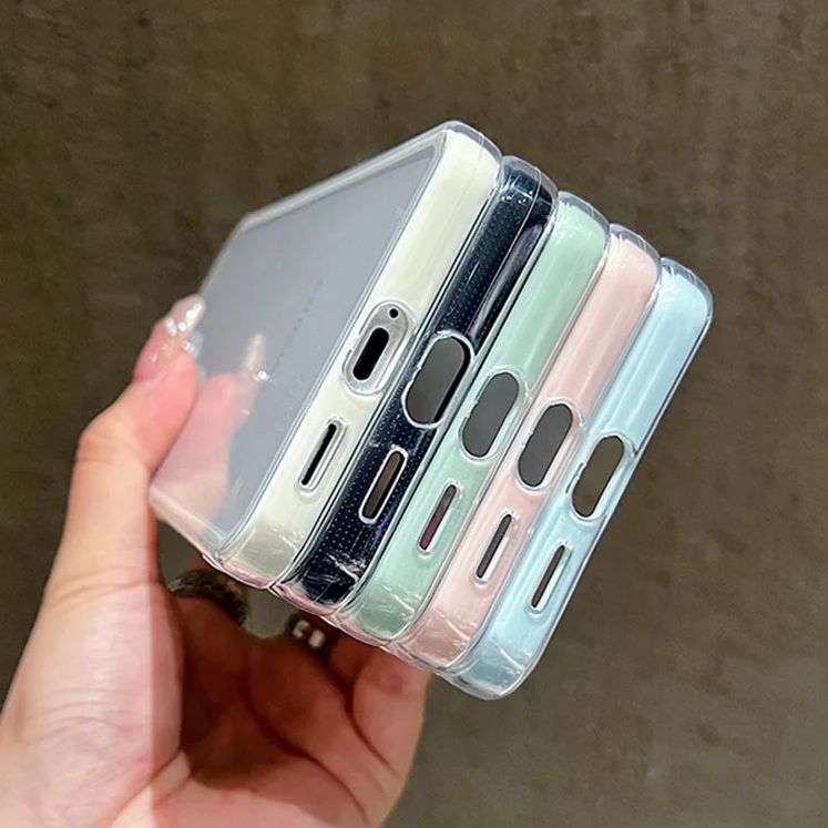 Luxury Candy Color Frame Clear - огляд і ціна Clear Shockproof Bumper Case