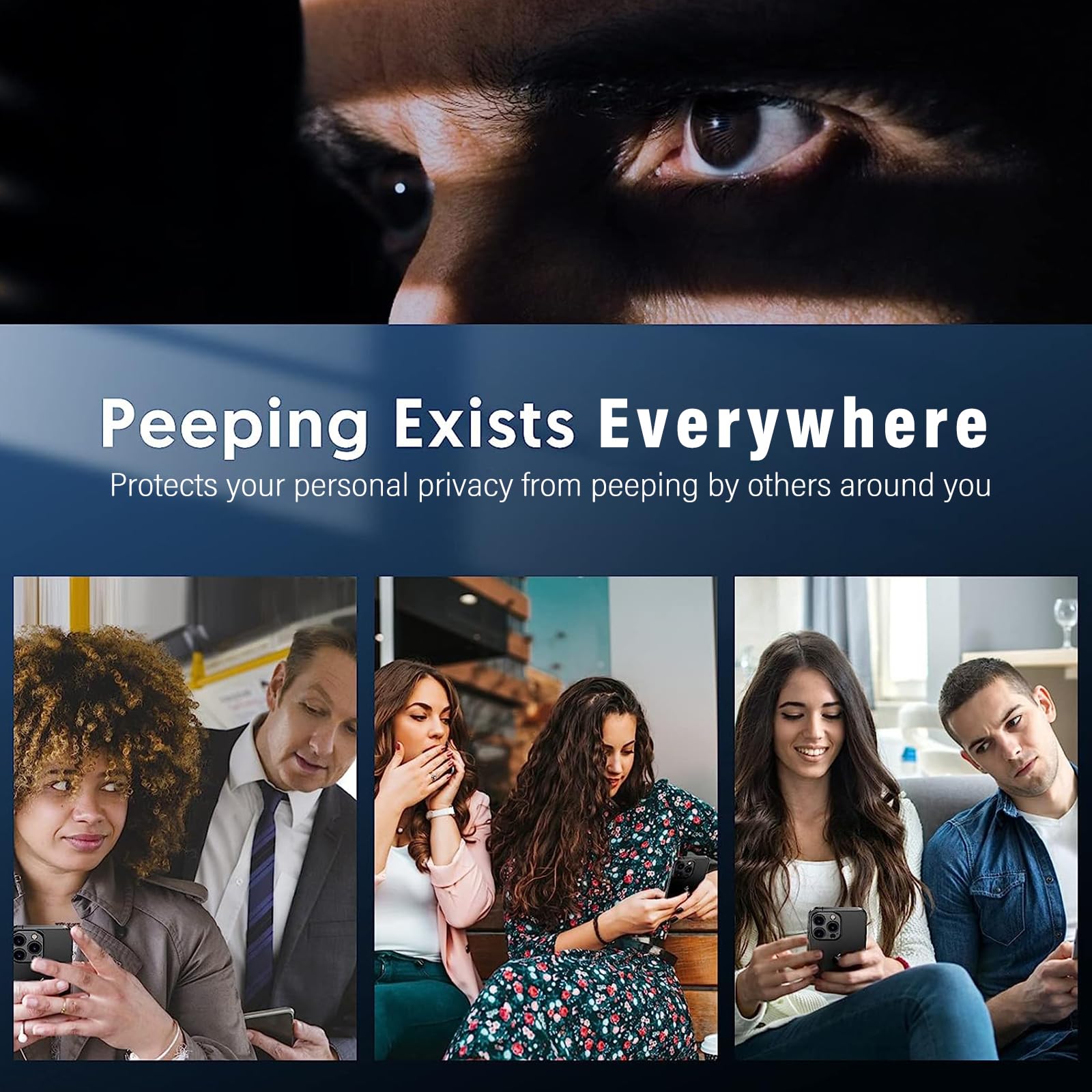 Anti Spy Screen Protector For  - огляд і ціна Anti Spy Privacy Glass Case