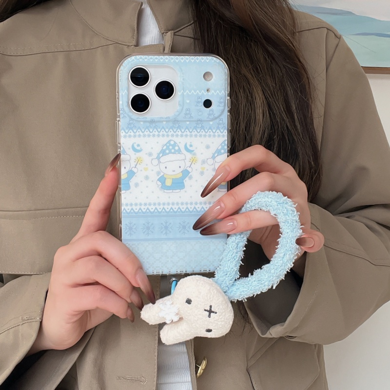 Cute winter Polka Dots hat Mif - огляд і ціна Cute Cartoon Wrist Strap Silicone Case