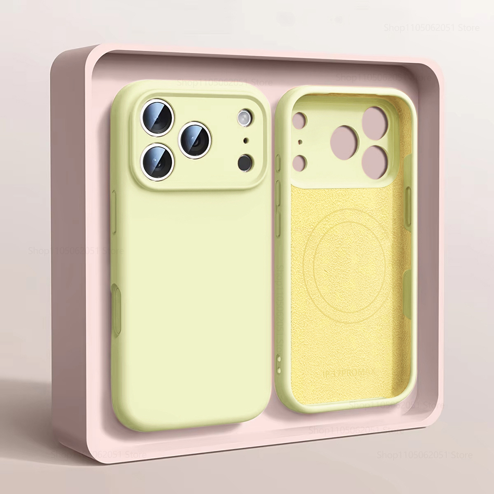 For Magsafe Magnetic Phone Cas - огляд і ціна Liquid Silicone Magnetic Phone Case