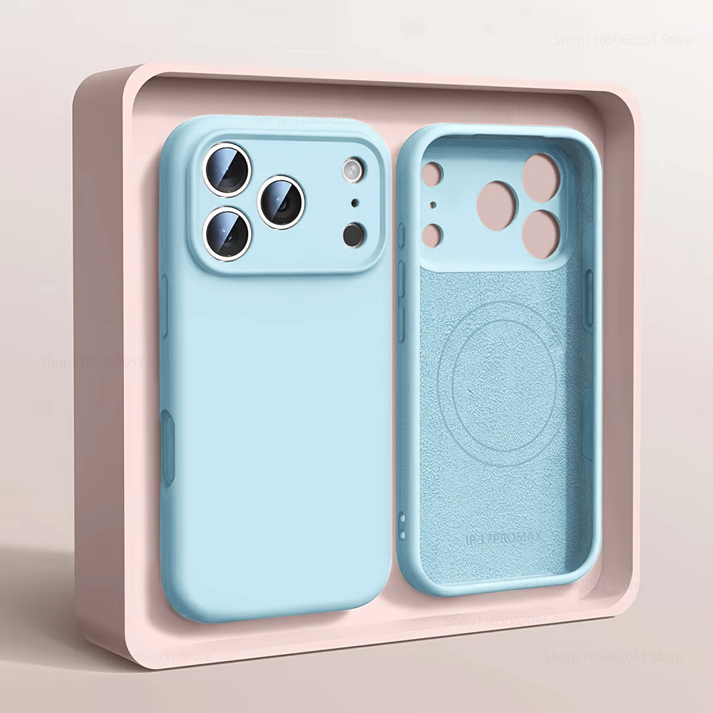 For Magsafe Magnetic Phone Cas - огляд і ціна Liquid Silicone Magnetic Phone Case